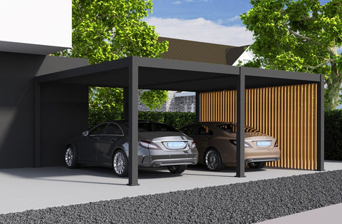 Umbrentic Carport – Aluminium-Pergola für Ihr Auto